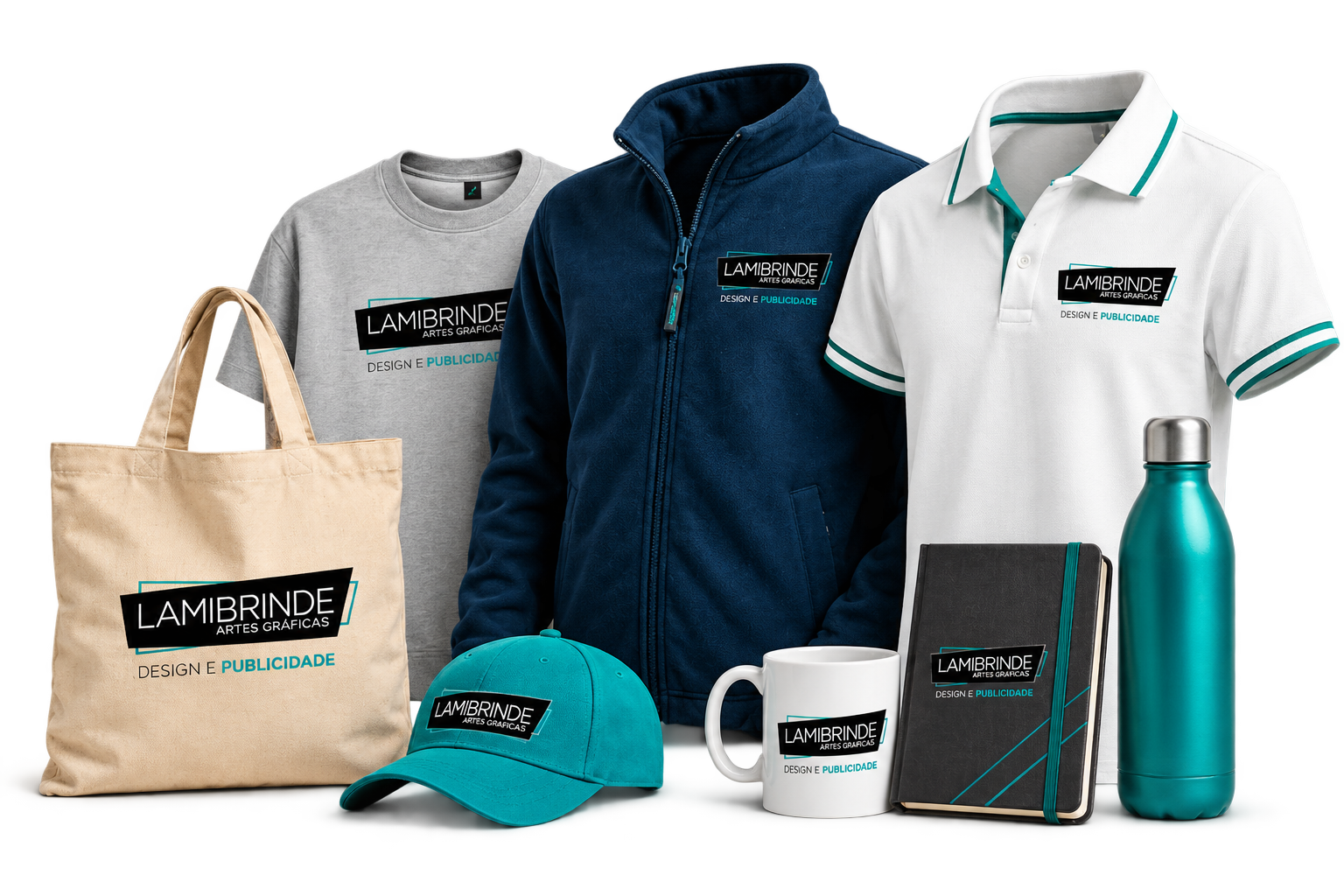 Seleção de produtos personalizados Lamibrinde